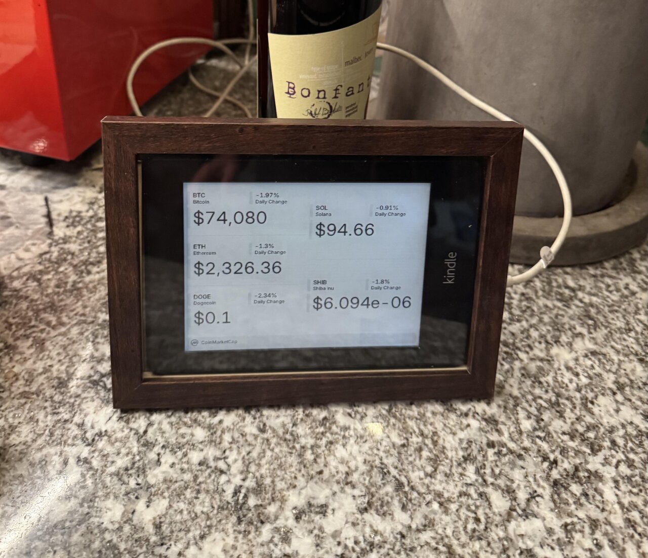Kindle PW 6th Gen running TRMNL