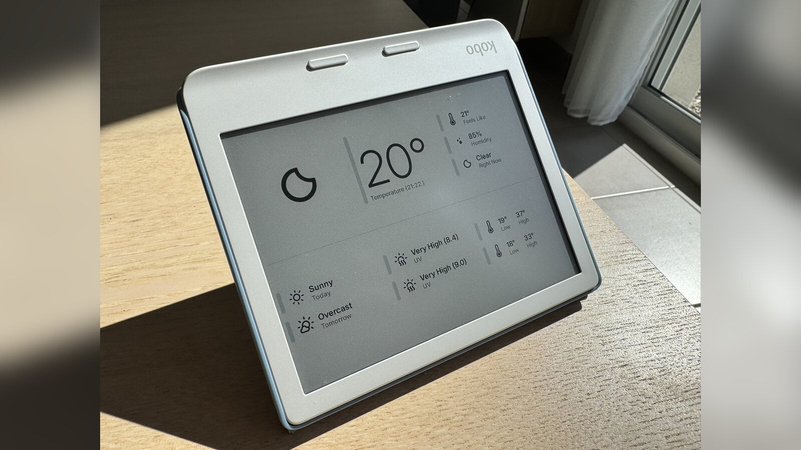 Kobo Libra Color running TRMNL