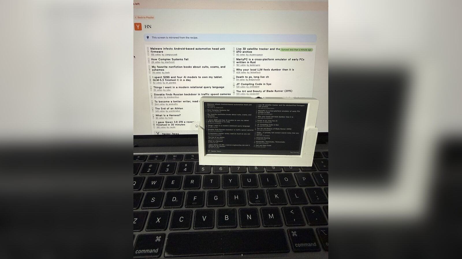 M5Paper running TRMNL