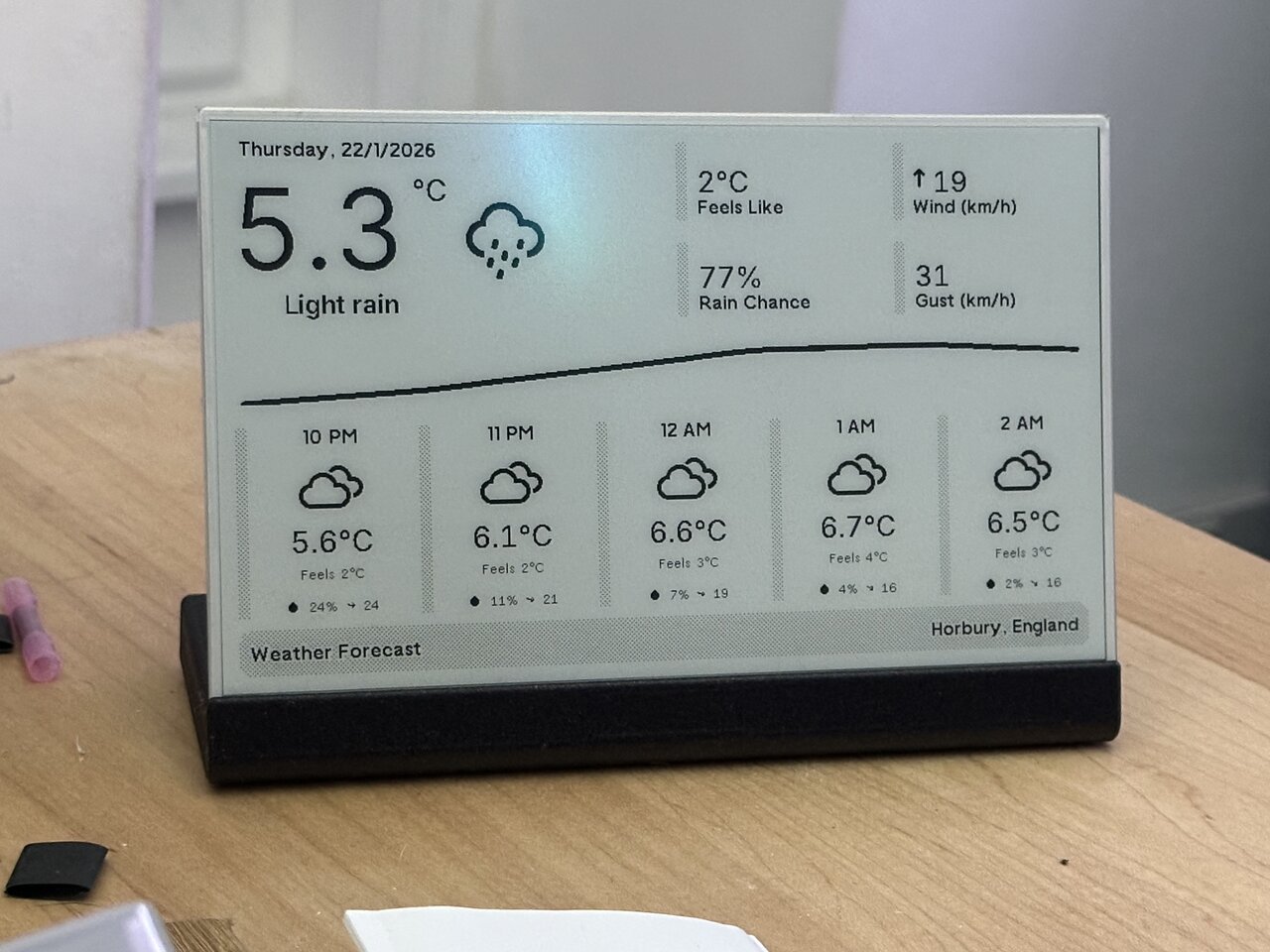 Seeed DIY Kit running TRMNL