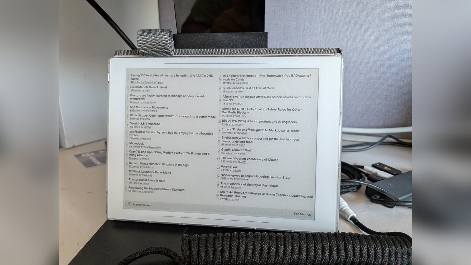 Supernote Manta running TRMNL