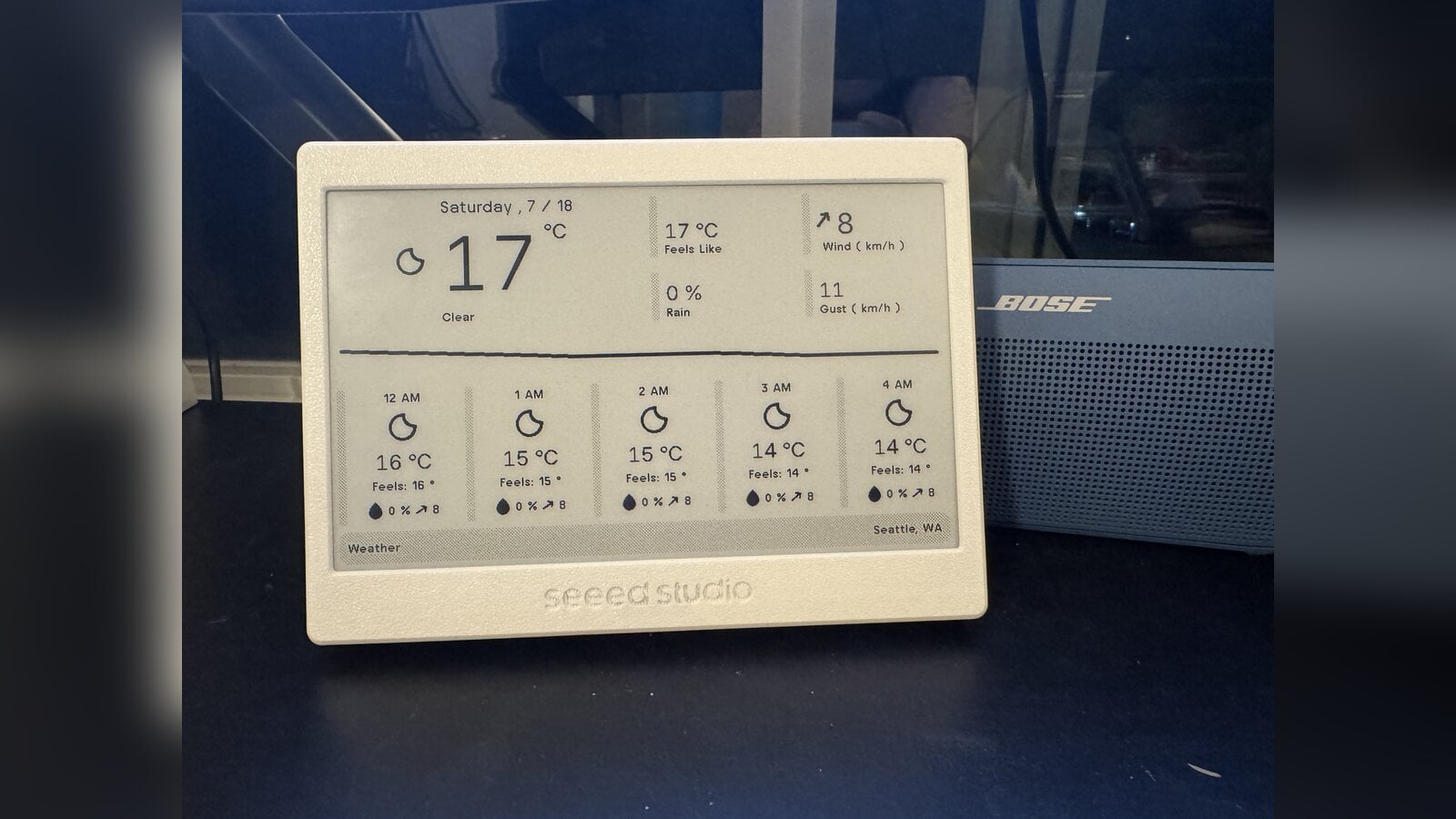 XIAO 7.5" ePaper Panel running TRMNL
