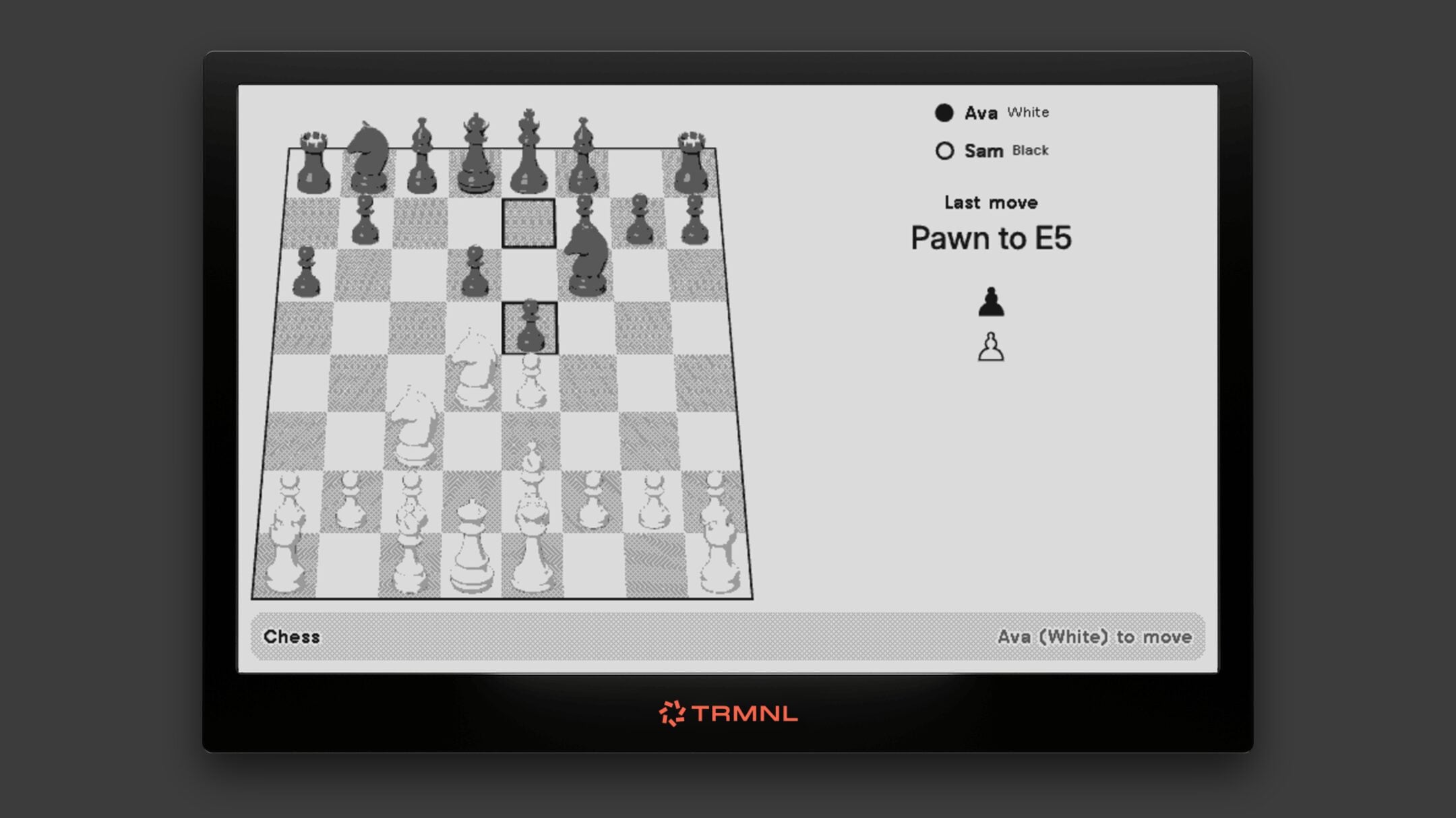 Chess on a TRMNL