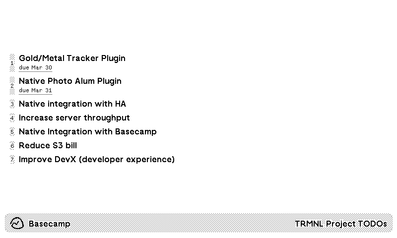 Basecamp plugin preview