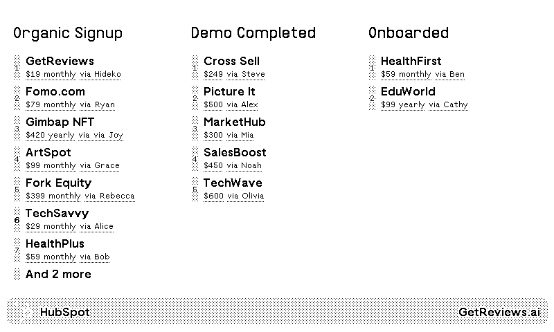 HubSpot plugin preview