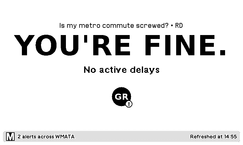 Is my metro commute screwed? plugin preview