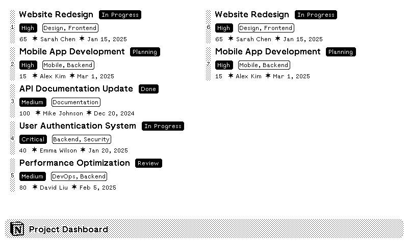 Notion plugin preview