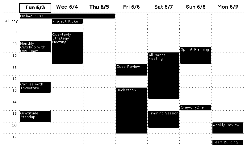 Outlook Calendar plugin preview