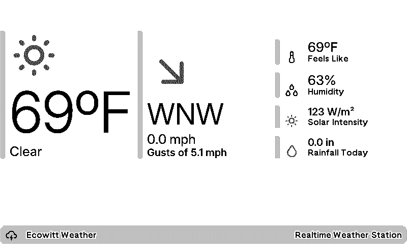 Ecowitt Weather Station