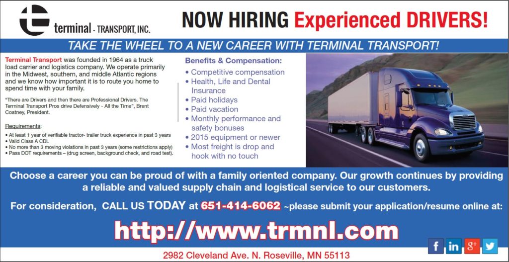 Marketing Materials – Terminal Transport Inc